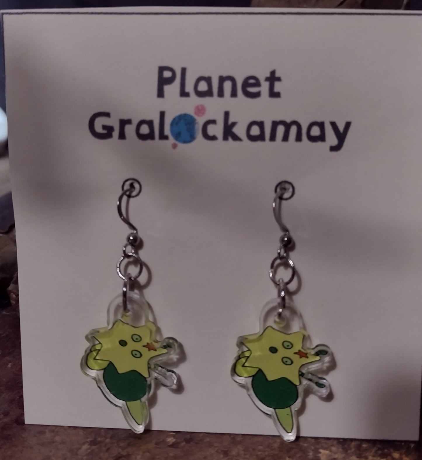 Green Larcunight Earrings
