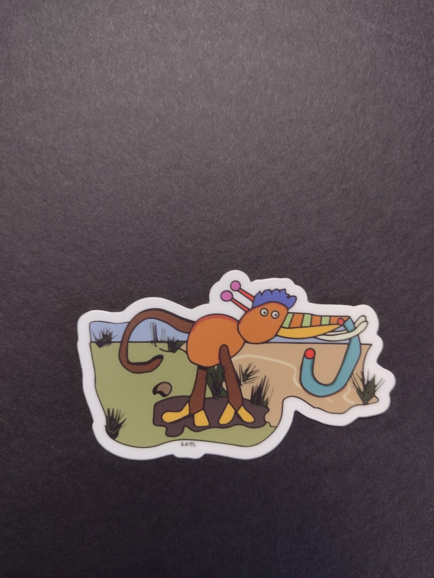 Petserbervig Sticker