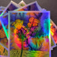 Gralockamay in flowers Holographic sticker