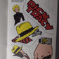 First page of Dick Tracy Sticker book. Stickers are still in place from publishing. 